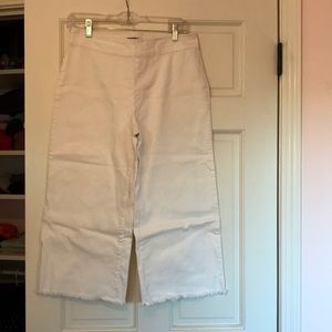 Nic & Zoe cropped white jeans